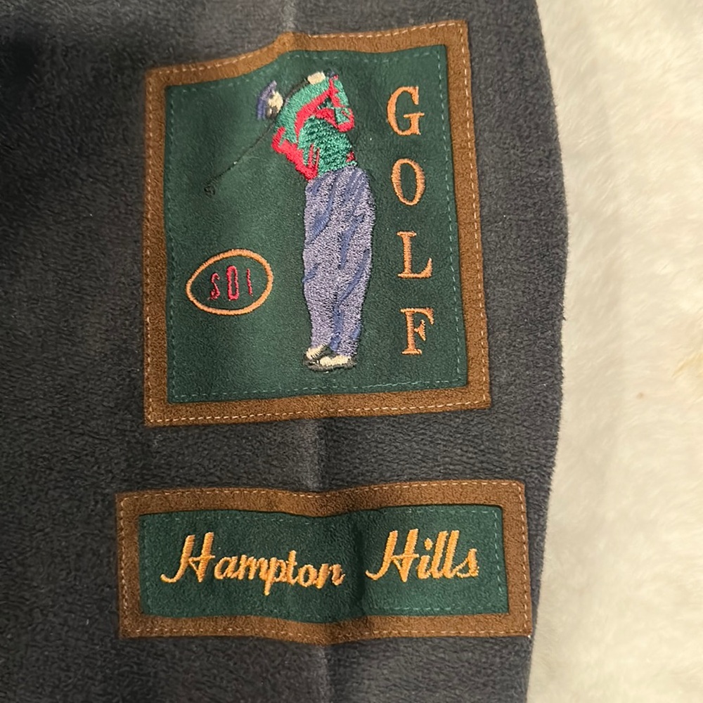 SDI Golf sweatshirt pullover black Size M Hampton Hills 100% cotton